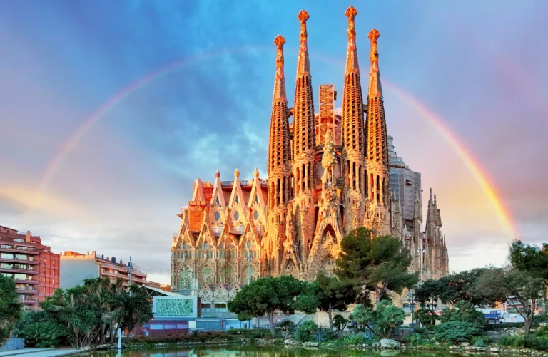 Sagrada Familia i Barcelona, Spanien
